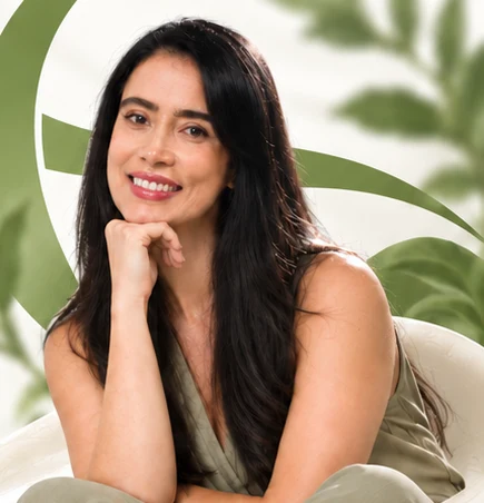 María Eugenia Méndez, fundadora de MaruHealthy, sonriendo